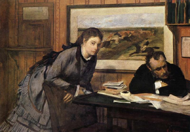 Edgar Degas feel wronged and act rashly Sweden oil painting art